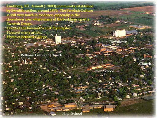 Lindsborg from the air