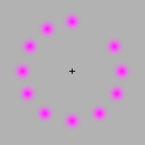 green dot illusion