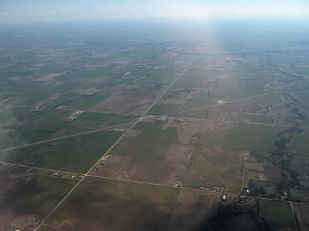 aerial Kansas, SW of Wichita