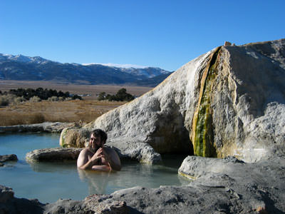 Ahh, relaxing in a nice hot spring