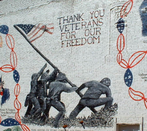 veterans mural