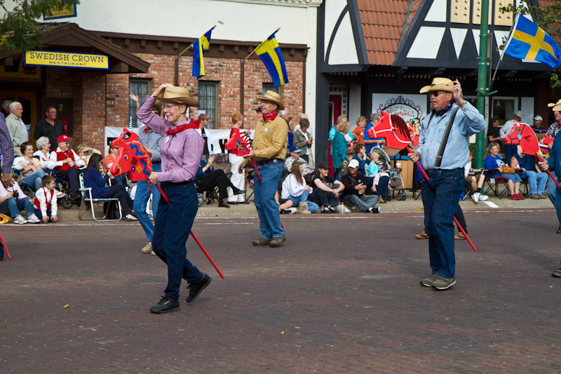 Svensk Hyllningsfest parade in Lindsborg 2011