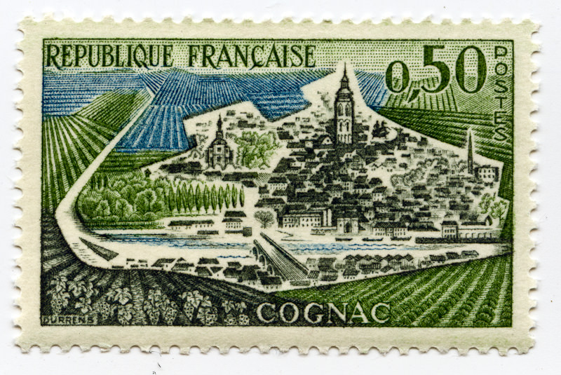 French 1961 tourism stamp