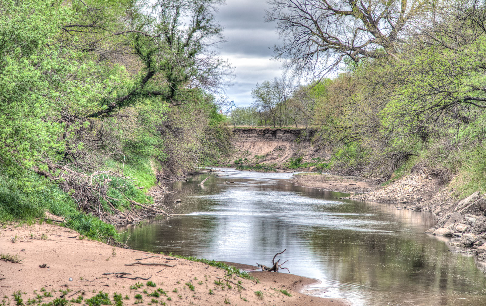 Smoky Hill River, April 2014